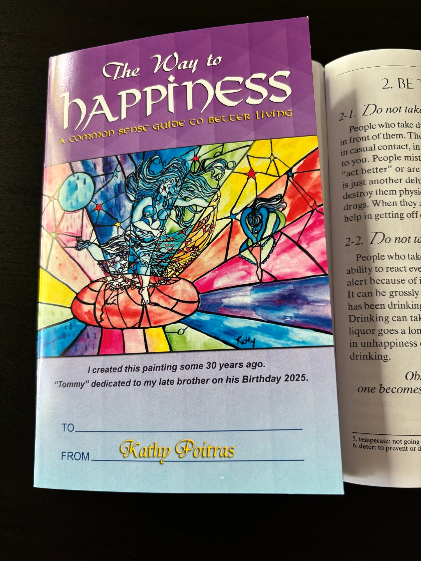 My Free Gift to You. The Way to Happiness Booklet with Custom Cover