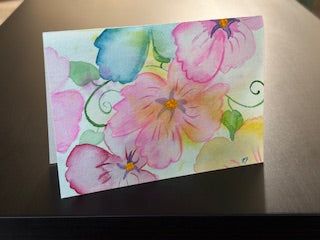 Spring Blossoms. Handmade photographic art card